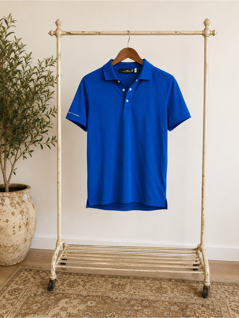 Ralph Lauren Women's Short-Sleeve Polo in Blue